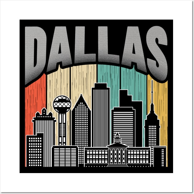 Dallas Texas Wall Art by ThyShirtProject - Affiliate